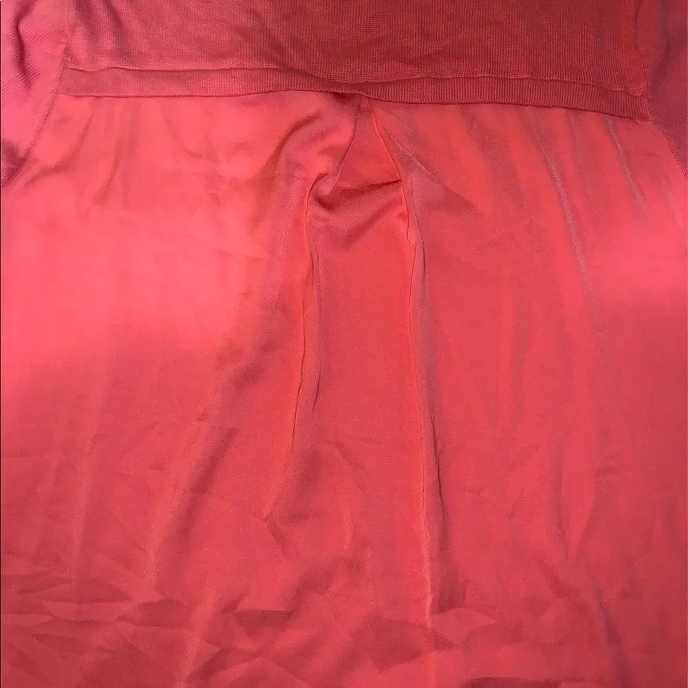 Charter Club High Low Sheer Back Sweater - Picture 4 of 6